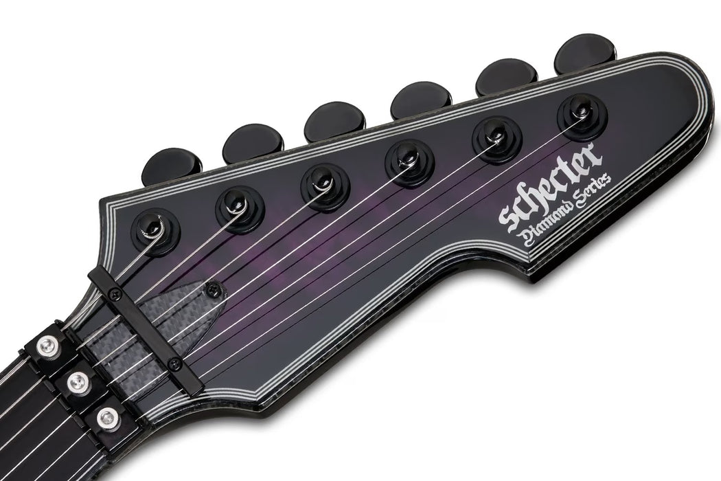 Schecter E-1 FR-S Electric Guitar - Trans Purple Burst