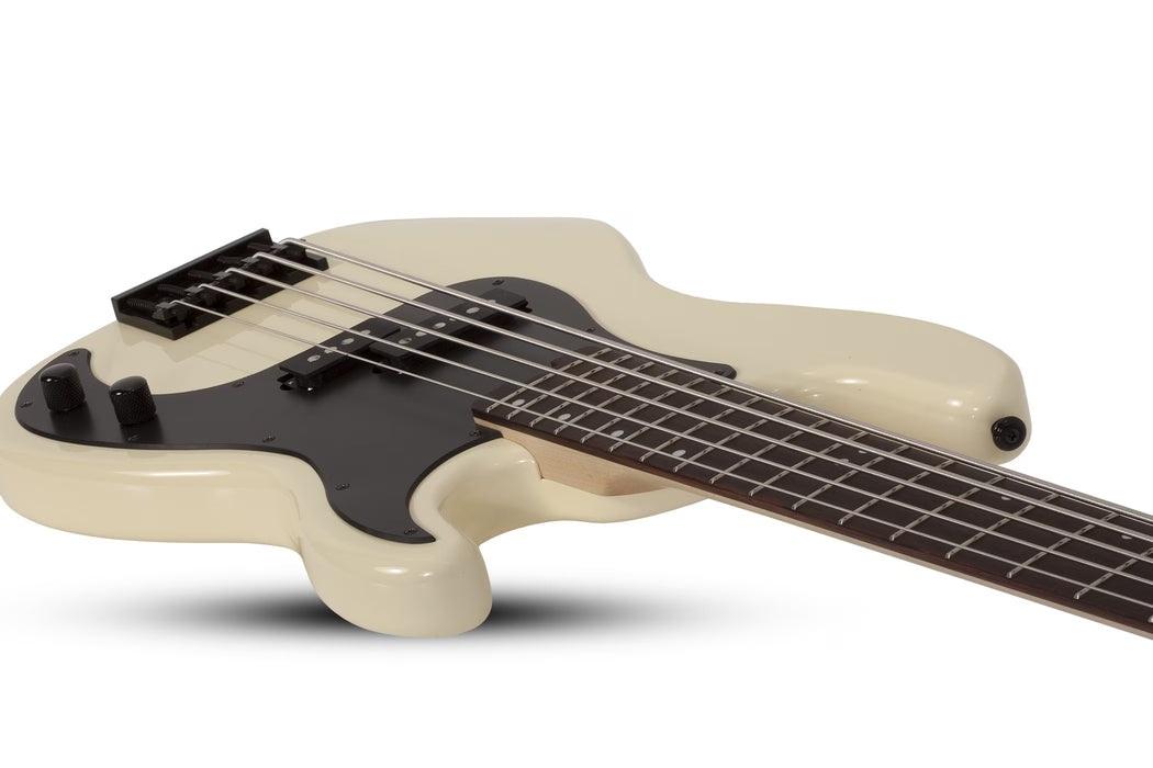 Schecter P-5 Electric Bass Guitar - Ivory