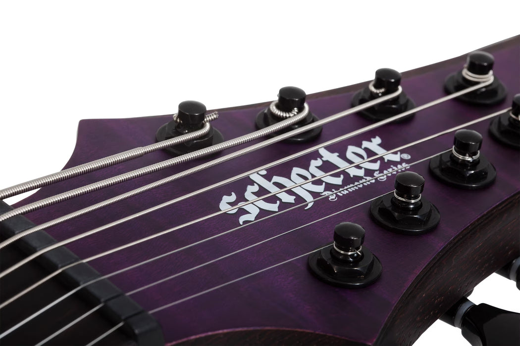 Schecter John Browne Tao-8 Electric Guitar - Satin Trans Purple