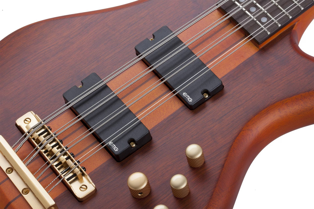 Schecter Stiletto Studio-8 Electric Bass Guitar - Honey Satin