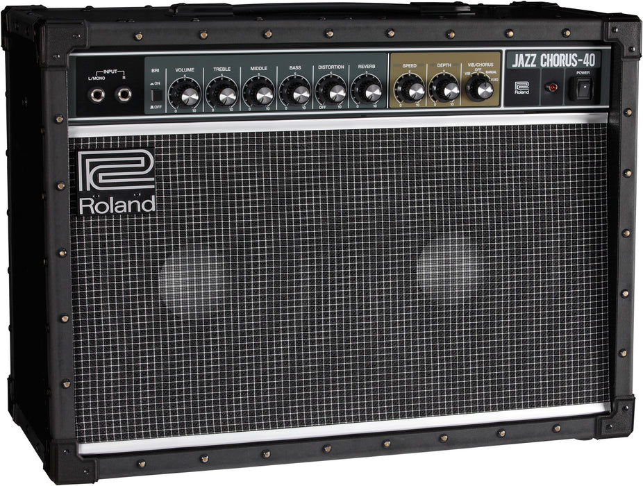 Roland JC-40 Jazz Chorus 40-watt 2x10 Stereo Combo Amplifier