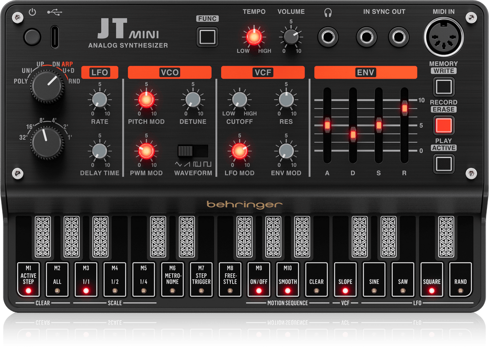 Behringer JT Mini Polyphonic 3-voice Analog Synthesizer