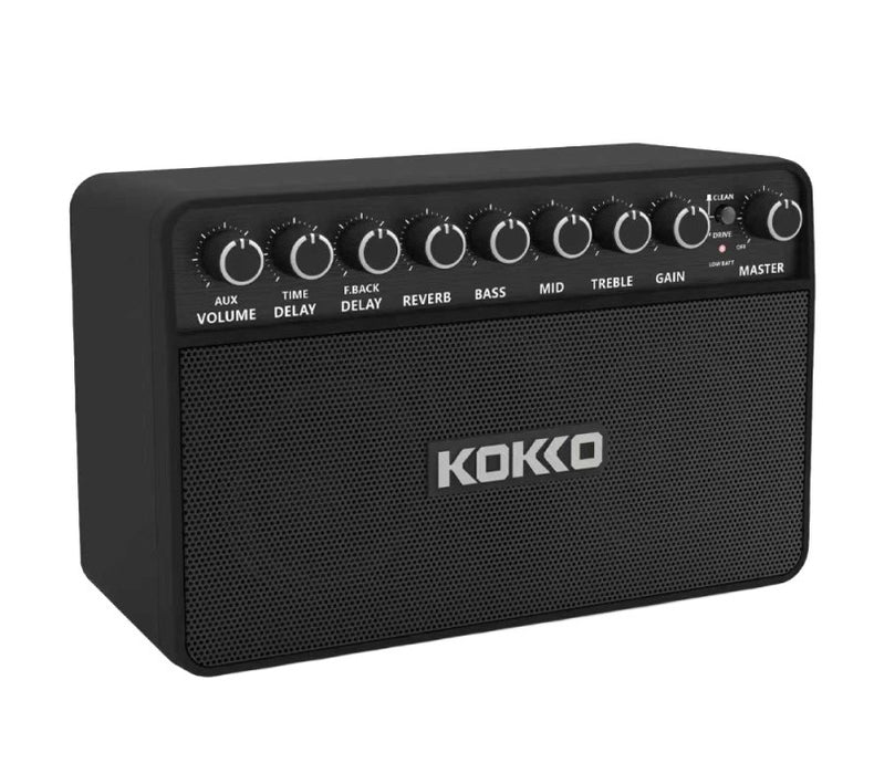 Kokko KG-20 Budget Beginner Portable Modeling Electric Guitar Amp - 20W Rechargeable