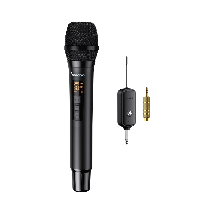 MAONO WM760 A1 Wireless Microphone, 262ft Range, for Singing, Karaoke, DJ, Singing, Church, Speech, Wedding