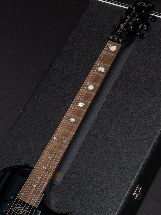 [SN E1710222] Certified Used ESP Japan Kirk Hammett Signature 30th Anniversary KH-3 - Black w/ Spider Graphic