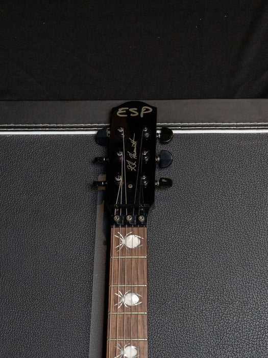 [SN E1710222] Certified Used ESP Japan Kirk Hammett Signature 30th Anniversary KH-3 - Black w/ Spider Graphic