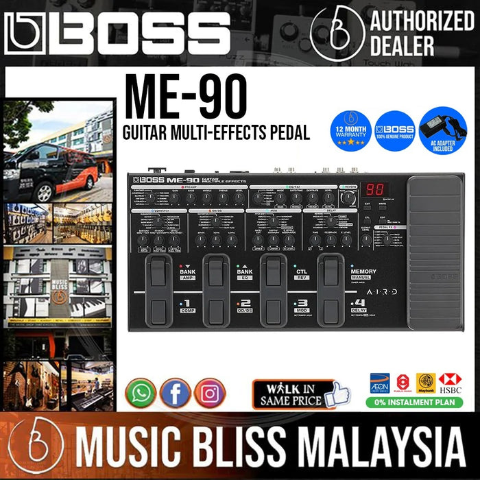 Boss ME-90 Guitar Multi-effects Pedal - Music Bliss Malaysia