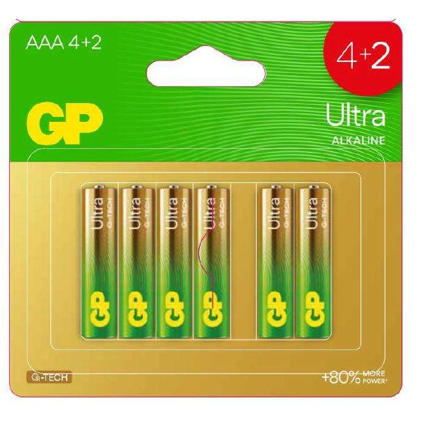 GP Ultra Alkaline AAA Batteries