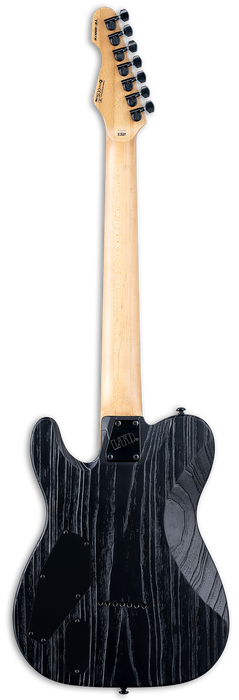 ESP LTD TE-1007B 7-string Baritone Electric Guitar - Black Blast