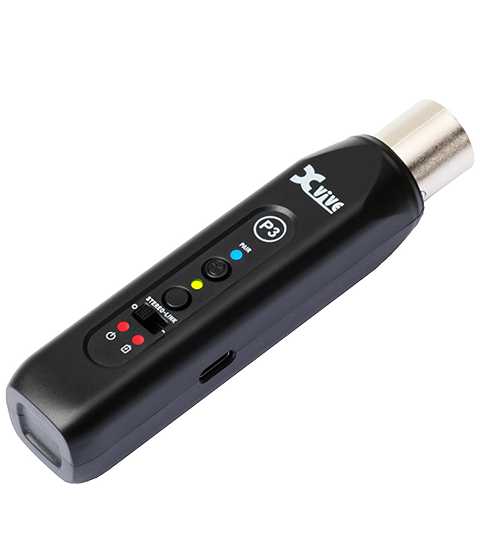 Xvive P3 Bluetooth Wireless Receiver for Mixers and Active PA Speakers