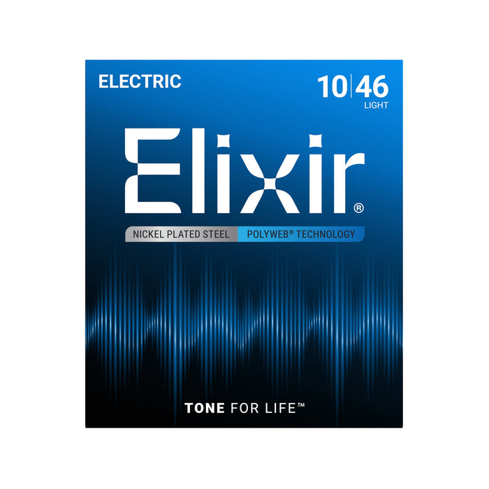 Elixir Strings Polyweb Electric Guitar Strings .010-.046 Light
