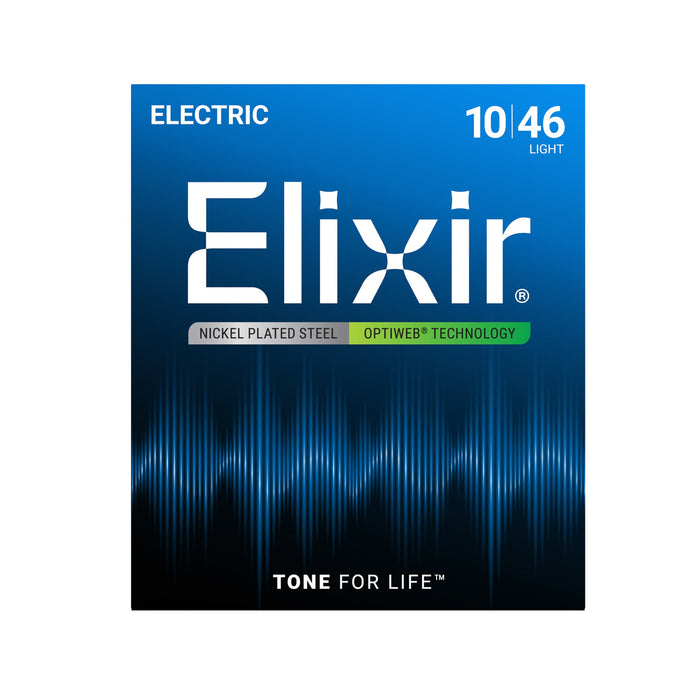 Elixir Strings Optiweb Electric Guitar Strings .010-.046 Light