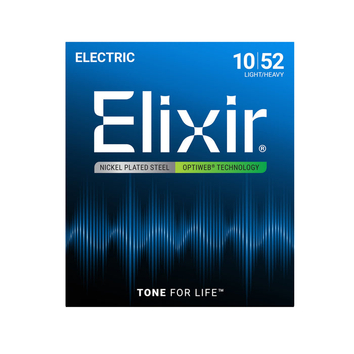 Elixir Strings Optiweb Electric Guitar Strings .010-.052 Light/Heavy