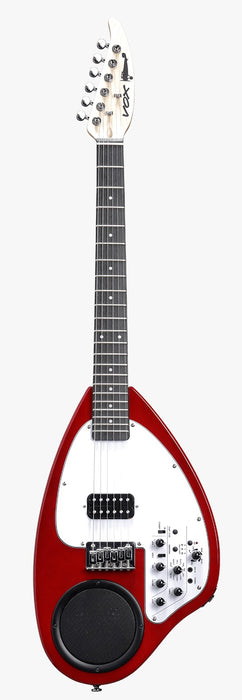 Vox APC-1 Electric Travel Guitar with Built In Amp & Rhythm - Red Metallic