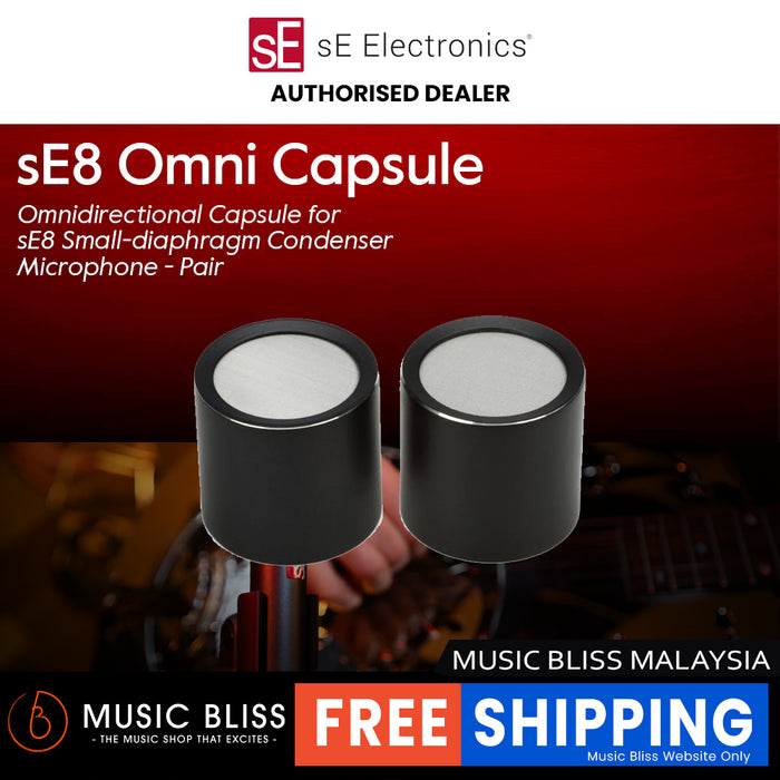 sE Electronics sE8 Omnidirectional Microphone Capsule - Pair for sE8 Microphones