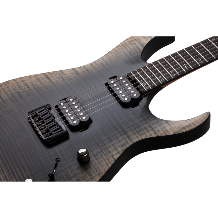 Schecter Banshee Mach-6 Left-Handed Electric Guitar - Fallout Burst