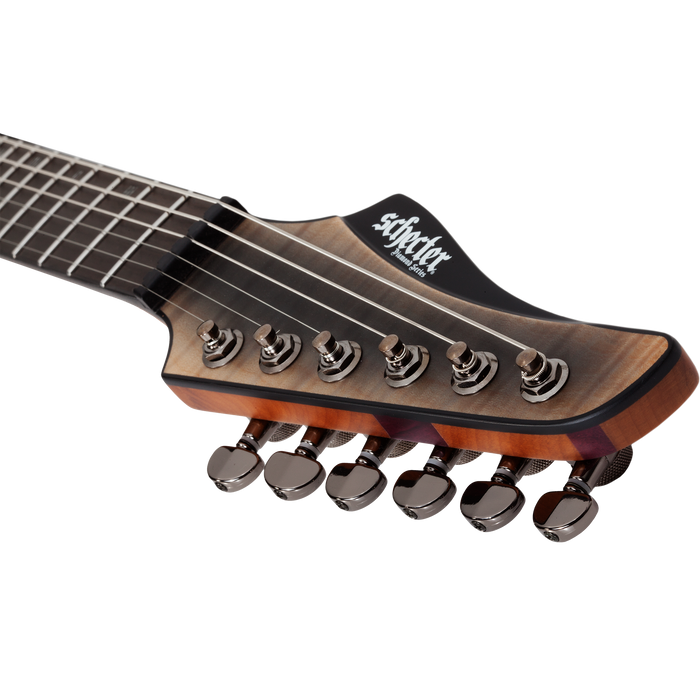 Schecter Banshee Mach-6 Left-Handed Electric Guitar - Fallout Burst