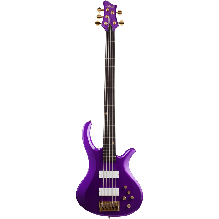 Schecter Freezesicle-5 Electric Bass Guitar - Freeze Purple