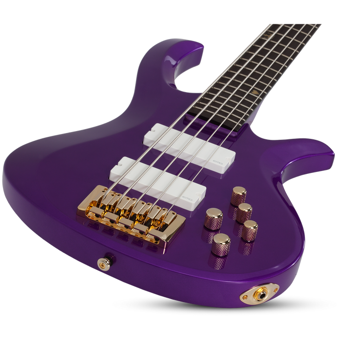 Schecter Freezesicle-5 Electric Bass Guitar - Freeze Purple