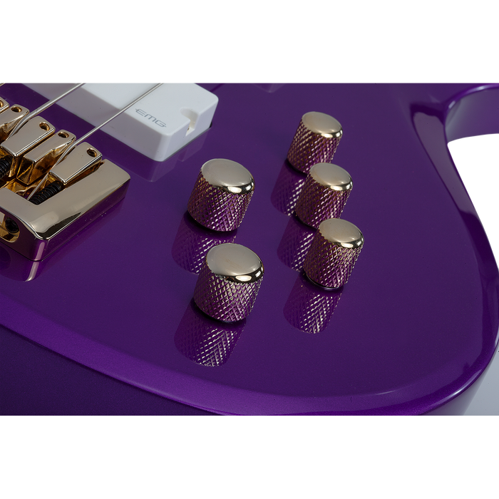 Schecter Freezesicle-5 Electric Bass Guitar - Freeze Purple