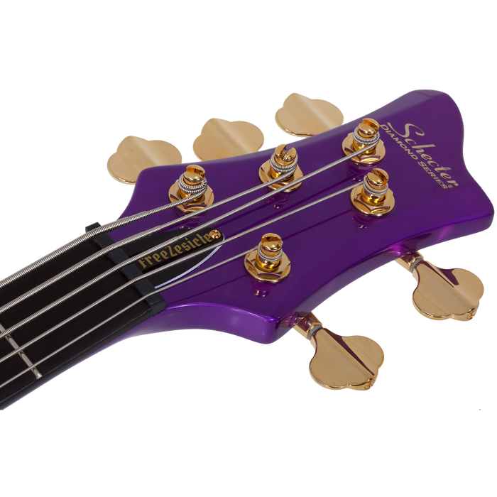 Schecter Freezesicle-5 Electric Bass Guitar - Freeze Purple