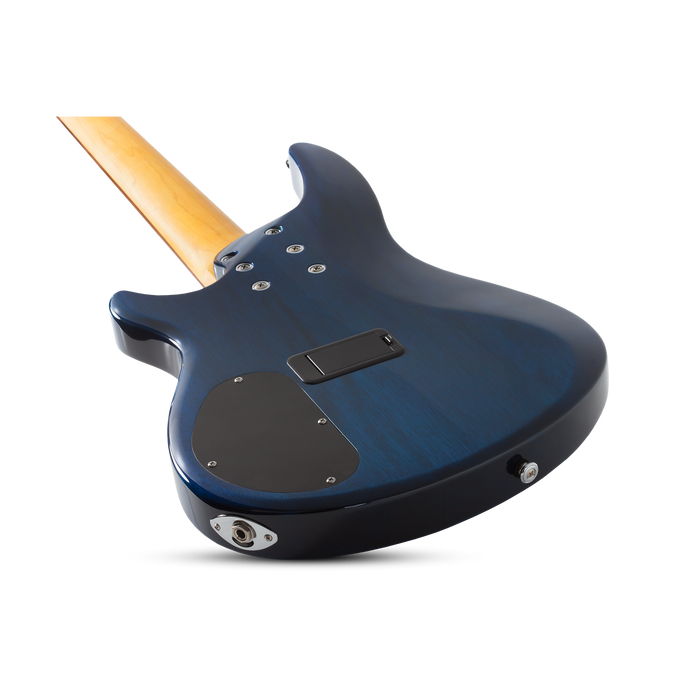 Schecter C-5 Plus Electric Bass Guitar - Ocean Blue Burst