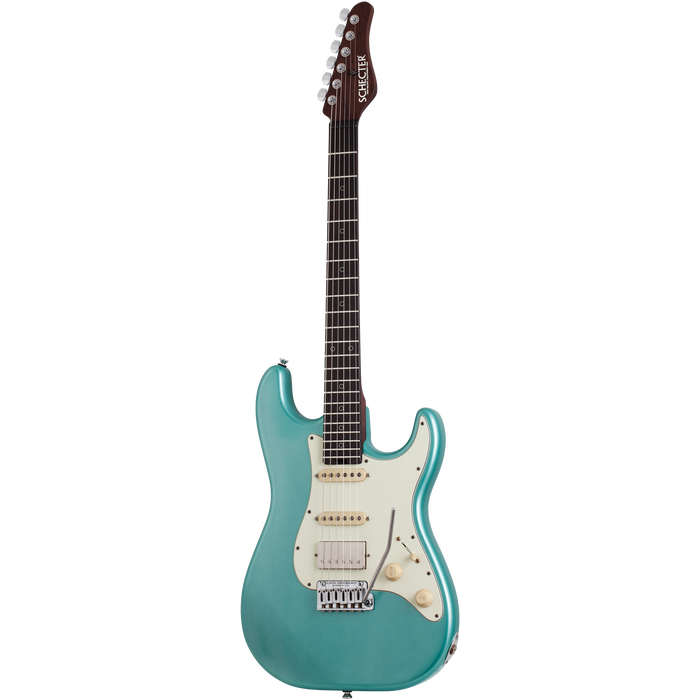 Schecter Nick Johnston Trad-USA "Wembley" HSS Electric Guitar - Teal Metallic