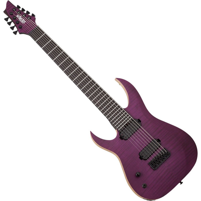 Schecter John Browne Tao-8 Left-Handed Electric Guitar - Satin Trans Purple