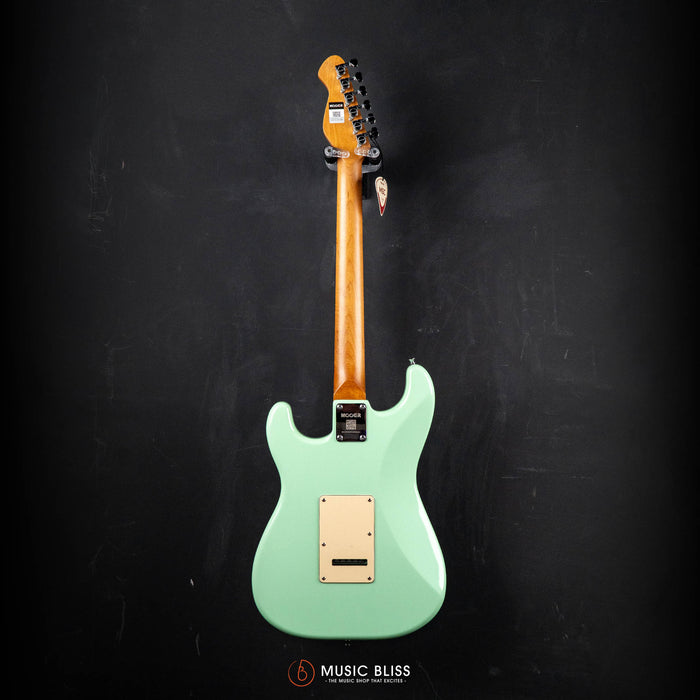 Mooer MSC10 Pro Beginner Electric Guitar - Affordable First Electric Guitar for Students & New Players (Surf Green)
