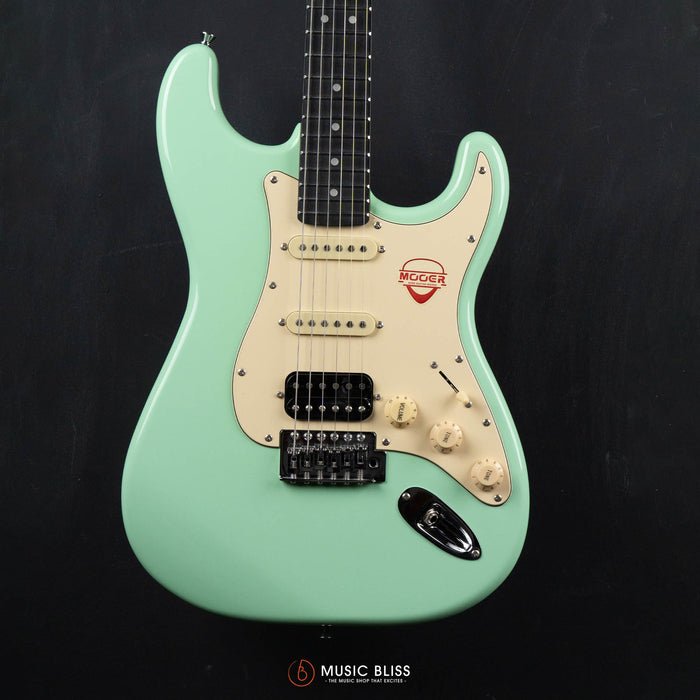 Mooer MSC10 Pro Beginner Electric Guitar - Affordable First Electric Guitar for Students & New Players (Surf Green)