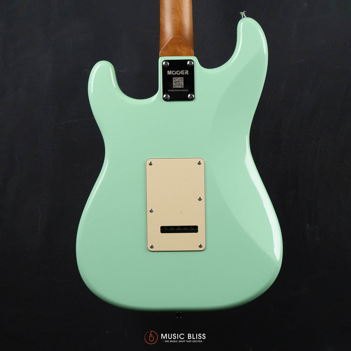 Mooer MSC10 Pro Beginner Electric Guitar - Affordable First Electric Guitar for Students & New Players (Surf Green)