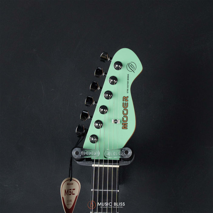 Mooer MSC10 Pro Beginner Electric Guitar - Affordable First Electric Guitar for Students & New Players (Surf Green)