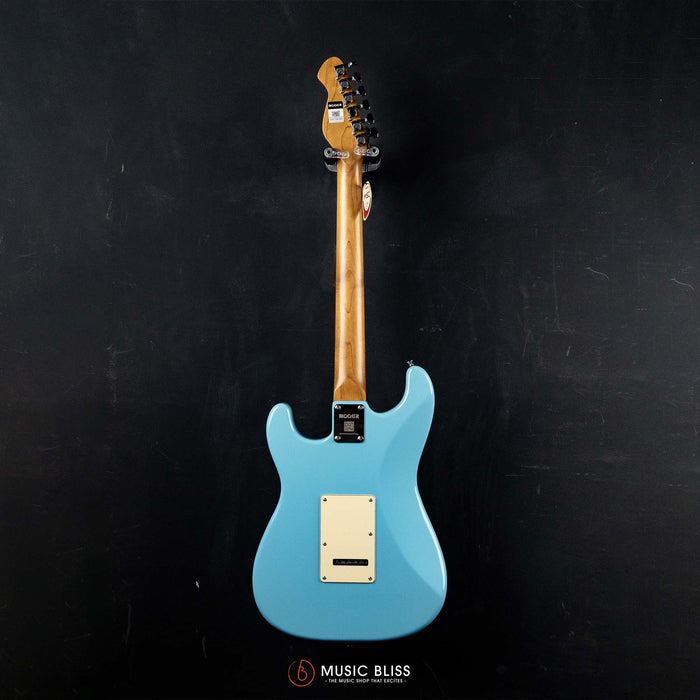 Mooer MSC10 Pro Beginner Electric Guitar - Affordable First Electric Guitar for Students & New Players (Daphne Blue)