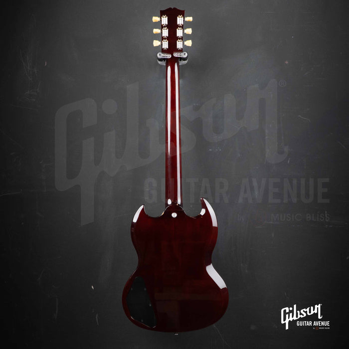 GIBSON EXCLUSIVE SG STANDARD '61 MAESTRO VIBROLA T-TYPE ELECTRIC GUITAR - AGED CHERRY