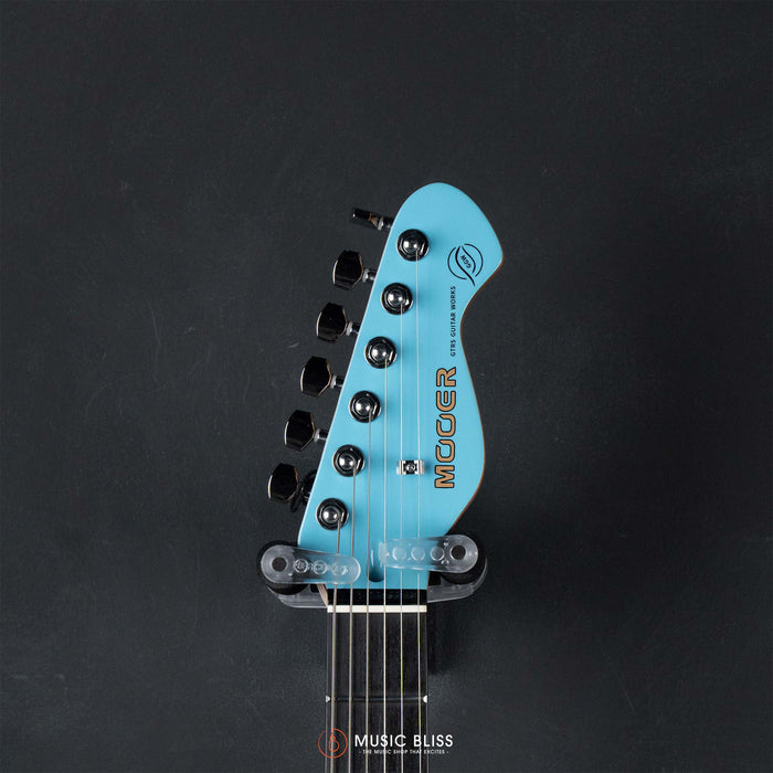 Mooer MSC10 Pro Beginner Electric Guitar - Affordable First Electric Guitar for Students & New Players (Daphne Blue)