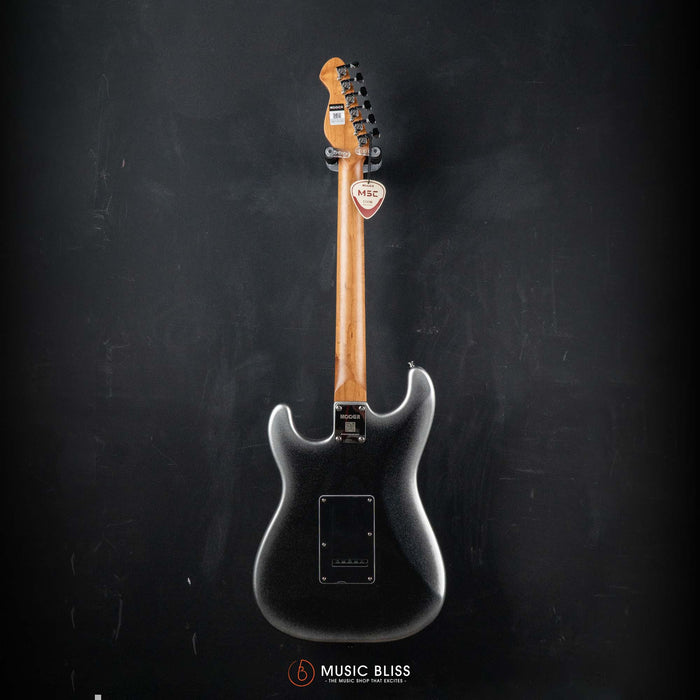 Mooer MSC10 Pro Beginner Electric Guitar - Affordable First Electric Guitar for Students & New Players (Dark Silver)