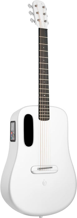 Lava ME 4 36″ Carbon Fiber Acoustic-Electric Guitar with Space Bag - White - Music Bliss Malaysia