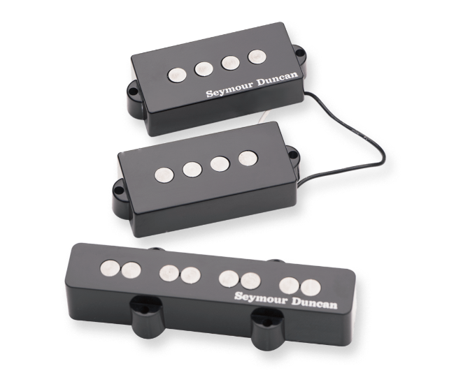 Seymour Duncan Quarter Pound P-J Bass Set - Black (Free In-Store Installation)
