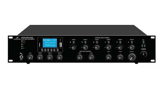 Flepcher MA-6240MKII 6-Zone Mixer Amplifier with Bluetooth/MP3/FM Tuner