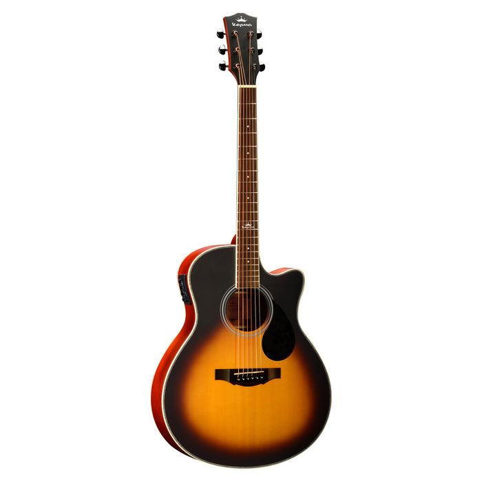 KEPMA A1CEPRO Grand Auditorium Acoustic Guitar with K-1 Pickup - Sunburst