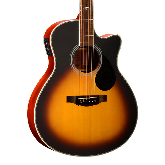 KEPMA A1CEPRO Grand Auditorium Acoustic Guitar with K-1 Pickup - Sunburst