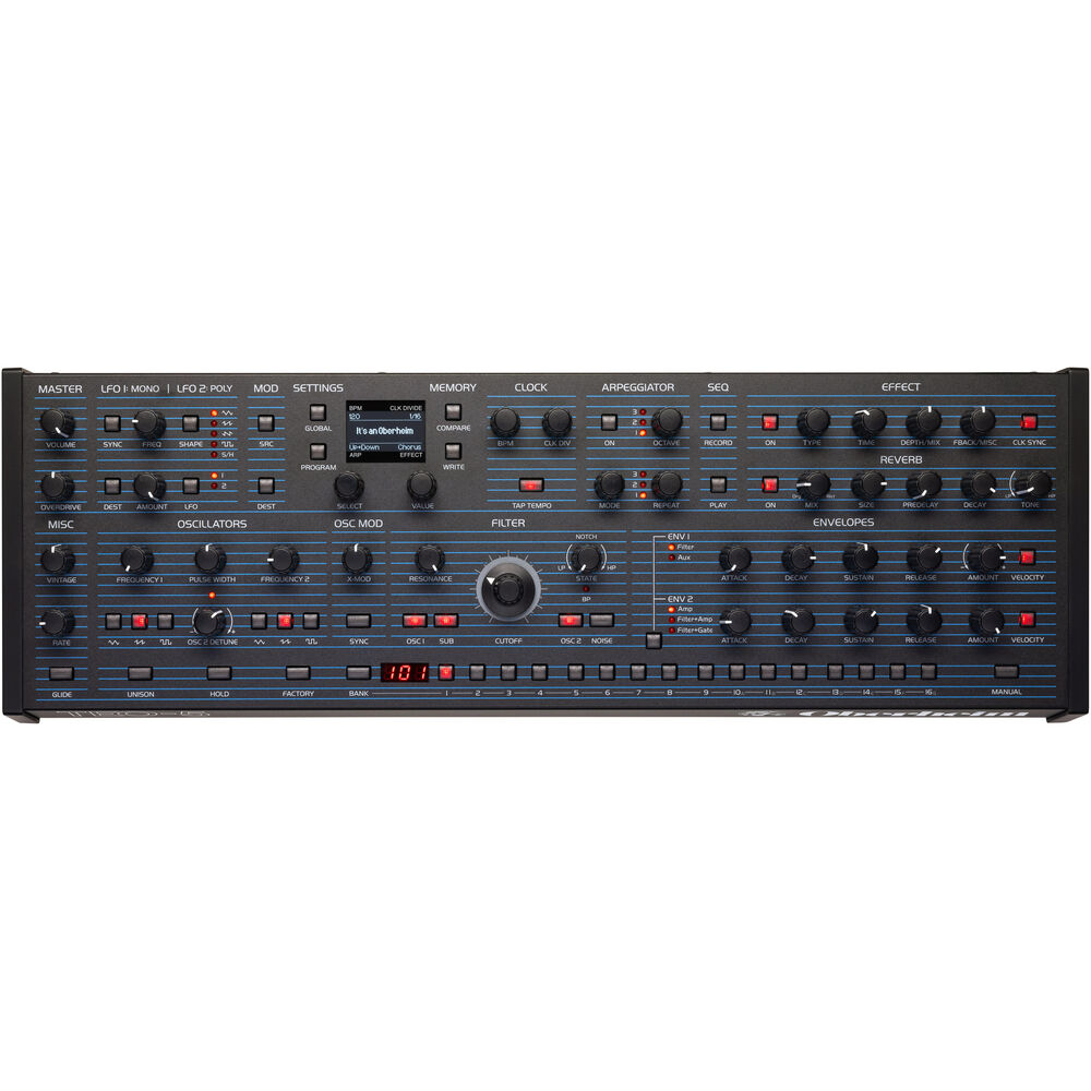 Oberheim TEO-5 Polyphonic Desktop Synthesizer Module | Music Bliss Malaysia