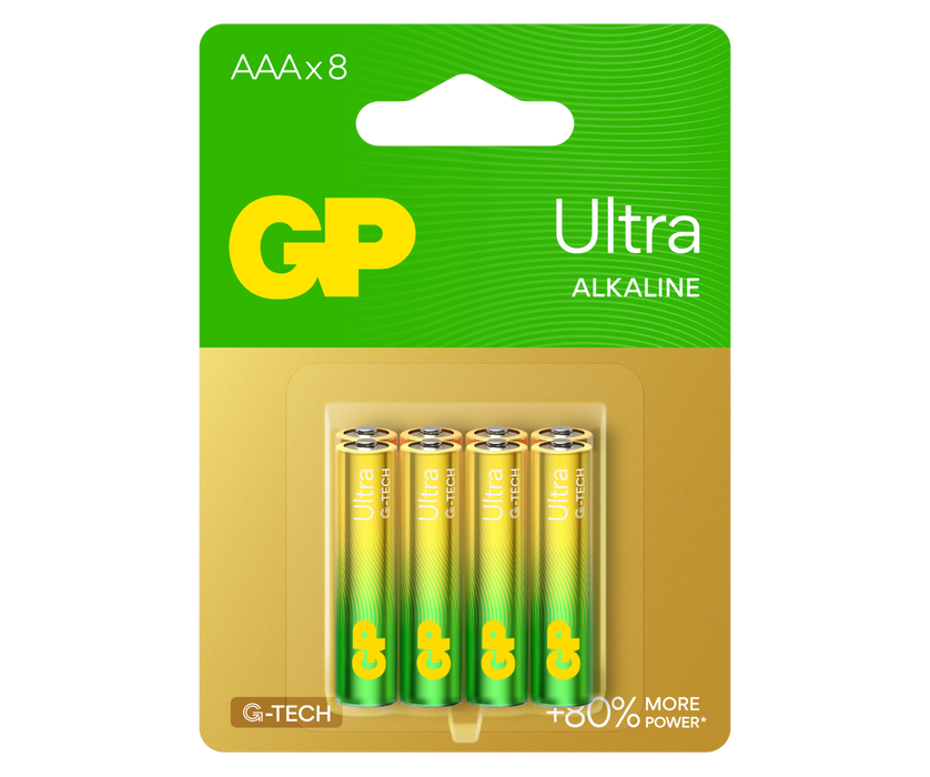 GP Ultra Alkaline AAA Batteries