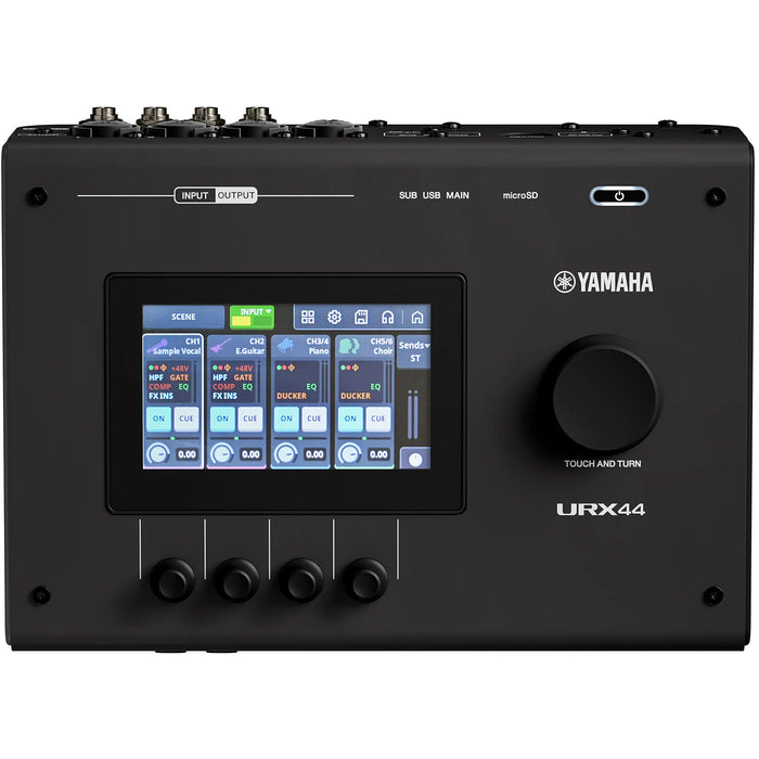 Yamaha URX44 USB-C Audio Interface - Black