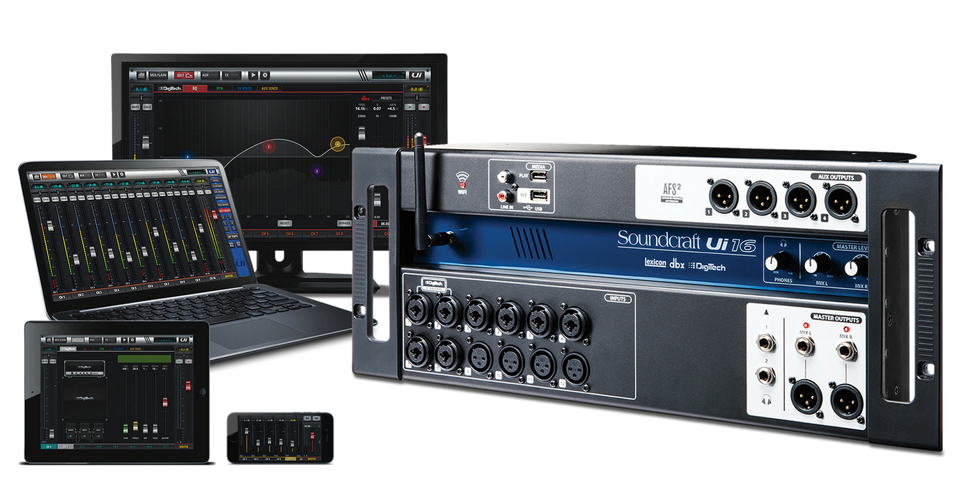 Soundcraft Ui16 Remote-controlled Digital Mixer
