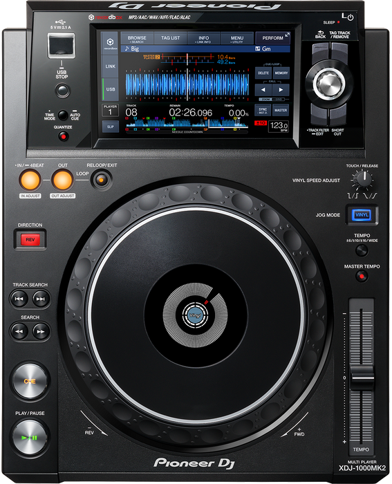 Pioneer DJ XDJ-1000MK2 Digital Rekordbox DJ Deck