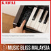Kawai KDP-120 Digital Home Piano - Premium Satin Black - Music Bliss Malaysia