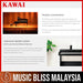 Kawai KDP-75 Digital Home Piano - Embossed White - Music Bliss Malaysia