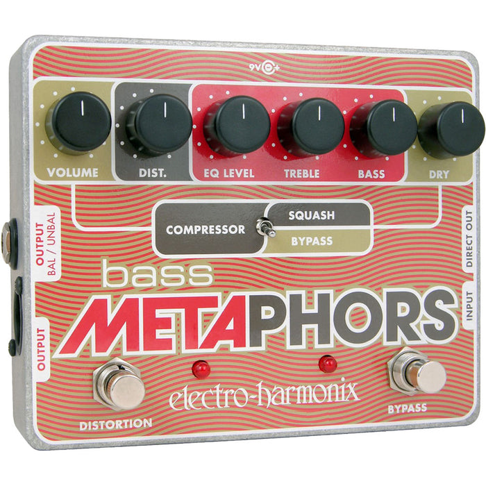 Electro Harmonix Bass Metaphors Bass Distortion / Compressor Pedal (Electro-Harmonix / EHX) - Music Bliss Malaysia