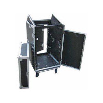 Bullet Groove ARC-16W 16U Adjustable Rack Flight Case with Casters – 56CM Usable Depth - Music Bliss Malaysia